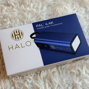Halo Blue Power Bank with Flashlight